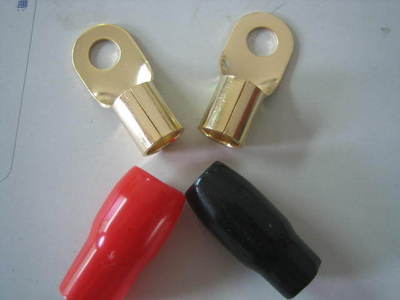 【行業(yè)推薦廠家直銷(xiāo)供應(yīng)0GA鍍金銅端子音響接線端子】?jī)r(jià)格,廠家,圖片,連接器,奉化市波悠電子元件廠-