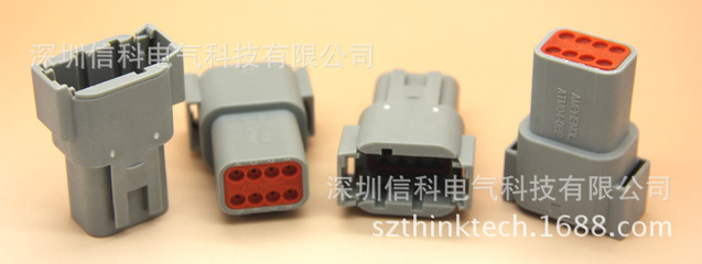 Amphenol安費諾連接器8芯插座ATM04-08PA 可靠替代德馳DTM04-8P，深圳信科電氣科技為您服務